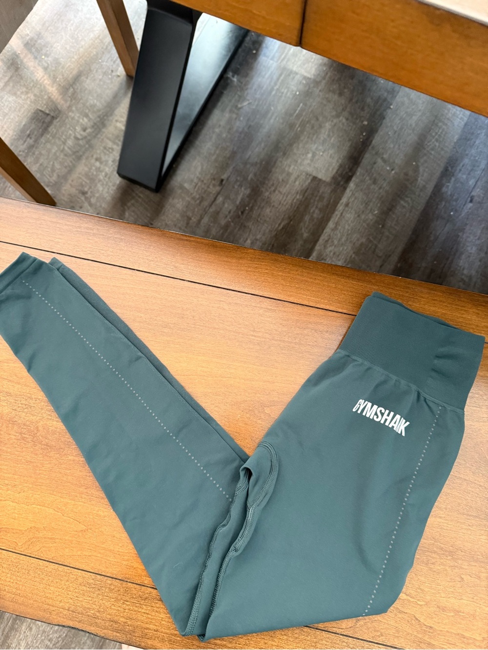 Gymshark High-Waisted Green Leggings